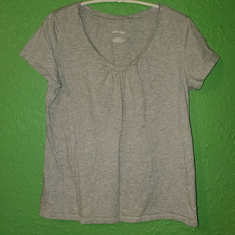 St. John's Bay grey top